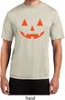Mens Shirt Orange Jack O Lantern Moisture Wicking Tee T-Shirt