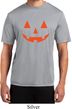 Mens Shirt Orange Jack O Lantern Moisture Wicking Tee T-Shirt