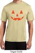 Mens Shirt Orange Jack O Lantern Moisture Wicking Tee T-Shirt