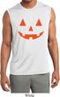 Mens Shirt Orange Jack O Lantern Sleeveless Moisture Wicking Tee