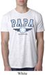 Mens Shirt Papa Burnout Tee T-Shirt