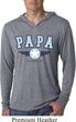 Mens Shirt Papa Lightweight Hoodie Tee