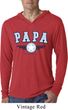 Mens Shirt Papa Lightweight Hoodie Tee