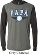Mens Shirt Papa Lightweight Hoodie Tee T-Shirt