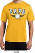 Mens Shirt Papa Moisture Wicking Tee T-Shirt