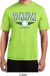 Mens Shirt Papa Moisture Wicking Tee T-Shirt