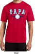 Mens Shirt Papa Moisture Wicking Tee T-Shirt
