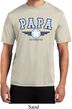 Mens Shirt Papa Moisture Wicking Tee T-Shirt