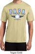 Mens Shirt Papa Moisture Wicking Tee T-Shirt