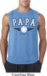 Mens Shirt Papa Sleeveless Tee T-Shirt