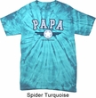 Mens Shirt Papa Spider Tie Dye Tee T-shirt