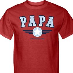Mens Shirt Papa Tall Tee T-Shirt