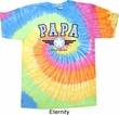 Mens Shirt Papa Tie Dye Tee T-shirt