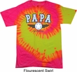 Mens Shirt Papa Tie Dye Tee T-shirt
