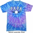 Mens Shirt Papa Tie Dye Tee T-shirt
