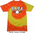 Mens Shirt Papa Tie Dye Tee T-shirt