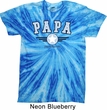 Mens Shirt Papa Twist Tie Dye Tee T-shirt