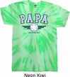 Mens Shirt Papa Twist Tie Dye Tee T-shirt