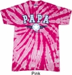 Mens Shirt Papa Twist Tie Dye Tee T-shirt