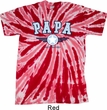 Mens Shirt Papa Twist Tie Dye Tee T-shirt