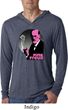 Mens Shirt Pink Freud Lightweight Hoodie Tee T-Shirt