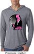 Mens Shirt Pink Freud Lightweight Hoodie Tee T-Shirt