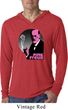 Mens Shirt Pink Freud Lightweight Hoodie Tee T-Shirt