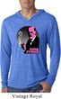 Mens Shirt Pink Freud Lightweight Hoodie Tee T-Shirt