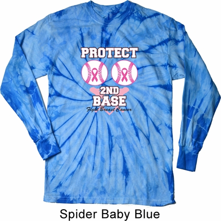 Mens Shirt Protect 2nd Base Long Sleeve Tie Dye Tee T-shirt