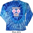 Mens Shirt Protect 2nd Base Long Sleeve Tie Dye Tee T-shirt