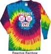 Mens Shirt Protect 2nd Base Long Sleeve Tie Dye Tee T-shirt