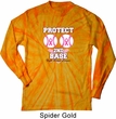 Mens Shirt Protect 2nd Base Long Sleeve Tie Dye Tee T-shirt