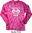 Mens Shirt Protect 2nd Base Long Sleeve Tie Dye Tee T-shirt