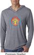 Mens Shirt Psychedelic Peace Lightweight Hoodie Tee T-Shirt