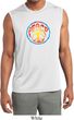 Mens Shirt Psychedelic Peace Sleeveless Moisture Wicking Tee T-Shirt