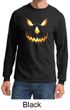 Mens Shirt Pumpkin Head Long Sleeve Tee T-Shirt