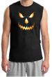 Mens Shirt Pumpkin Head Muscle Tee T-Shirt