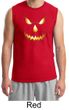 Mens Shirt Pumpkin Head Muscle Tee T-Shirt