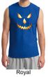 Mens Shirt Pumpkin Head Muscle Tee T-Shirt