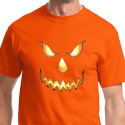 Mens Shirt Pumpkin Head Tee T-Shirt