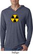Mens Shirt Radiation Symbol Lightweight Hoodie Tee T-Shirt