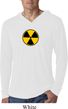 Mens Shirt Radiation Symbol Lightweight Hoodie Tee T-Shirt