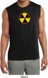Mens Shirt Radiation Symbol Sleeveless Moisture Wicking Tee T-Shirt