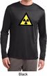 Mens Shirt Radioactive Triangle Dry Wicking Long Sleeve T-Shirt