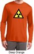 Mens Shirt Radioactive Triangle Dry Wicking Long Sleeve T-Shirt