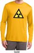 Mens Shirt Radioactive Triangle Dry Wicking Long Sleeve T-Shirt