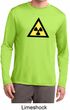 Mens Shirt Radioactive Triangle Dry Wicking Long Sleeve T-Shirt