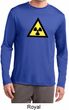 Mens Shirt Radioactive Triangle Dry Wicking Long Sleeve T-Shirt