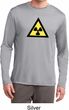 Mens Shirt Radioactive Triangle Dry Wicking Long Sleeve T-Shirt