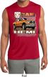 Mens Shirt Ram Hemi Trucks Sleeveless Moisture Wicking Tee T-Shirt